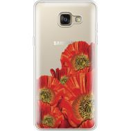 Силіконовий чохол BoxFace Samsung A710 Galaxy A7 Red Poppies (35683-cc44)