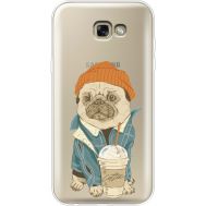 Силіконовий чохол BoxFace Samsung A720 Galaxy A7 2017 Dog Coffeeman (35960-cc70)