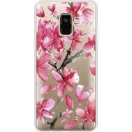 Силіконовий чохол BoxFace Samsung A730 Galaxy A8 Plus (2018) Pink Magnolia (35992-cc37)