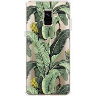 Силіконовий чохол BoxFace Samsung A730 Galaxy A8 Plus (2018) Banana Leaves (35992-cc28)