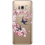 Силіконовий чохол BoxFace Samsung G950 Galaxy S8 Swallows and Bloom (935049-rs4)