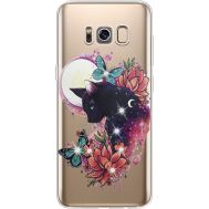 Силіконовий чохол BoxFace Samsung G950 Galaxy S8 Cat in Flowers (935049-rs10)
