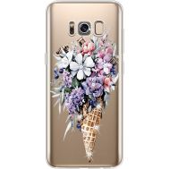 Силіконовий чохол BoxFace Samsung G950 Galaxy S8 Ice Cream Flowers (935049-rs17)