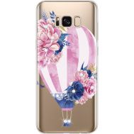 Силіконовий чохол BoxFace Samsung G955 Galaxy S8 Plus Pink Air Baloon (935050-rs6)
