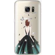 Силіконовий чохол BoxFace Samsung G930 Galaxy S7 Girl in the green dress (935495-rs13)