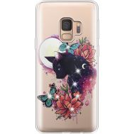 Силіконовий чохол BoxFace Samsung G960 Galaxy S9 Cat in Flowers (936194-rs10)