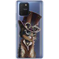 Силіконовий чохол BoxFace Samsung G770 Galaxy S10 Lite Steampunk Cat (38972-cc39)