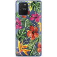 Силіконовий чохол BoxFace Samsung G770 Galaxy S10 Lite Tropical Flowers (38972-cc43)