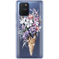 Силіконовий чохол BoxFace Samsung G770 Galaxy S10 Lite Ice Cream Flowers (938972-rs17)