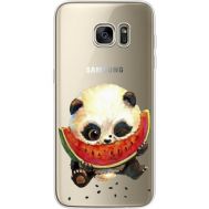 Силіконовий чохол BoxFace Samsung G935 Galaxy S7 Edge Little Panda (35048-cc21)