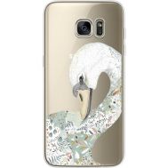 Силіконовий чохол BoxFace Samsung G935 Galaxy S7 Edge Swan (35048-cc24)