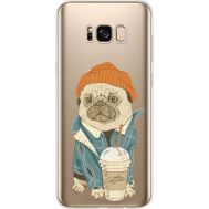 Силіконовий чохол BoxFace Samsung G955 Galaxy S8 Plus Dog Coffeeman (35050-cc70)
