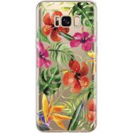 Силіконовий чохол BoxFace Samsung G955 Galaxy S8 Plus Tropical Flowers (35050-cc43)