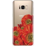 Силіконовий чохол BoxFace Samsung G955 Galaxy S8 Plus Red Poppies (35050-cc44)