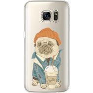 Силіконовий чохол BoxFace Samsung G930 Galaxy S7 Dog Coffeeman (35495-cc70)