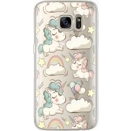 Силіконовий чохол BoxFace Samsung G930 Galaxy S7 Unicorns (35495-cc2)