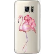 Силіконовий чохол BoxFace Samsung G930 Galaxy S7 Floral Flamingo (35495-cc12)