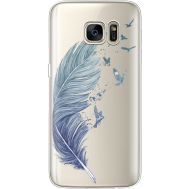Силіконовий чохол BoxFace Samsung G930 Galaxy S7 Feather (35495-cc38)