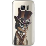 Силіконовий чохол BoxFace Samsung G930 Galaxy S7 Steampunk Cat (35495-cc39)
