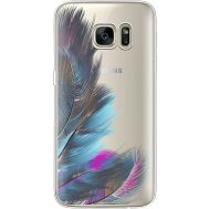Силіконовий чохол BoxFace Samsung G930 Galaxy S7 Feathers (35495-cc48)