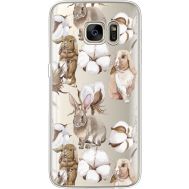 Силіконовий чохол BoxFace Samsung G930 Galaxy S7 Cotton and Rabbits (35495-cc49)