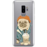 Силіконовий чохол BoxFace Samsung G965 Galaxy S9 Plus Dog Coffeeman (35749-cc70)