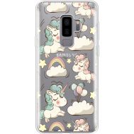 Силіконовий чохол BoxFace Samsung G965 Galaxy S9 Plus Unicorns (35749-cc2)