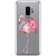 Силіконовий чохол BoxFace Samsung G965 Galaxy S9 Plus Floral Flamingo (35749-cc12)