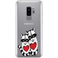 Силіконовий чохол BoxFace Samsung G965 Galaxy S9 Plus Raccoons in love (35749-cc29)