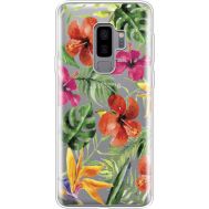 Силіконовий чохол BoxFace Samsung G965 Galaxy S9 Plus Tropical Flowers (35749-cc43)