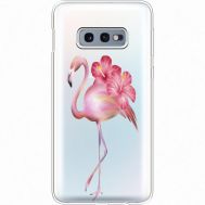 Силіконовий чохол BoxFace Samsung G970 Galaxy S10e Floral Flamingo (35884-cc12)