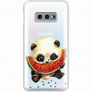 Силіконовий чохол BoxFace Samsung G970 Galaxy S10e Little Panda (35884-cc21)