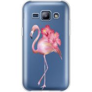 Силіконовий чохол BoxFace Samsung J100H Galaxy J1 Floral Flamingo (36459-cc12)