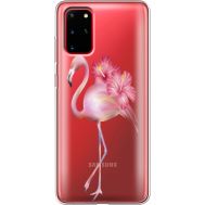 Силіконовий чохол BoxFace Samsung G985 Galaxy S20 Plus Floral Flamingo (38875-cc12)