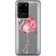 Силіконовий чохол BoxFace Samsung G988 Galaxy S20 Ultra Floral Flamingo (38881-cc12)