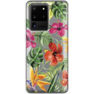 Силіконовий чохол BoxFace Samsung G988 Galaxy S20 Ultra Tropical Flowers (38881-cc43)