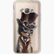 Силіконовий чохол BoxFace Samsung J120H Galaxy J1 2016 Steampunk Cat (35052-cc39)