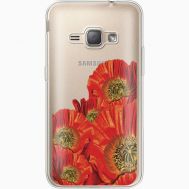 Силіконовий чохол BoxFace Samsung J120H Galaxy J1 2016 Red Poppies (35052-cc44)