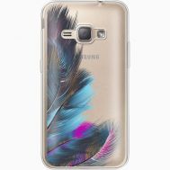 Силіконовий чохол BoxFace Samsung J120H Galaxy J1 2016 Feathers (35052-cc48)