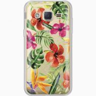 Силіконовий чохол BoxFace Samsung J200H Galaxy J2 Tropical Flowers (35054-cc43)