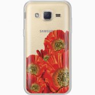 Силіконовий чохол BoxFace Samsung J200H Galaxy J2 Red Poppies (35054-cc44)