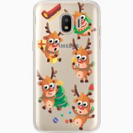 Силіконовий чохол BoxFace Samsung J250 Galaxy J2 (2018) с 3D-глазками Reindeer (35055-cc74)