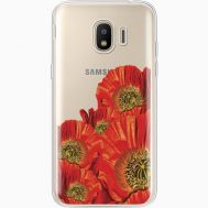 Силіконовий чохол BoxFace Samsung J250 Galaxy J2 (2018) Red Poppies (35055-cc44)