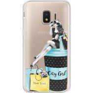 Силіконовий чохол BoxFace Samsung J260 Galaxy J2 Core City Girl (35464-cc56)