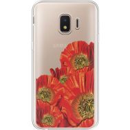 Силіконовий чохол BoxFace Samsung J260 Galaxy J2 Core Red Poppies (35464-cc44)