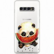 Силіконовий чохол BoxFace Samsung G975 Galaxy S10 Plus Little Panda (35881-cc21)