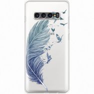 Силіконовий чохол BoxFace Samsung G975 Galaxy S10 Plus Feather (35881-cc38)