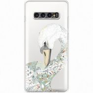 Силіконовий чохол BoxFace Samsung G975 Galaxy S10 Plus Swan (35881-cc24)
