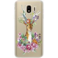 Силіконовий чохол BoxFace Samsung J400 Galaxy J4 2018 Deer with flowers (935018-rs5)