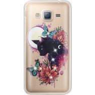 Силіконовий чохол BoxFace Samsung J320 Galaxy J3 Cat in Flowers (935056-rs10)